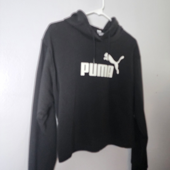 Puma Black Hoodie Jacket - Picture 4 of 8